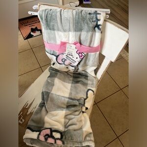 Hello Kitty very plush and soft throw. New with tags.